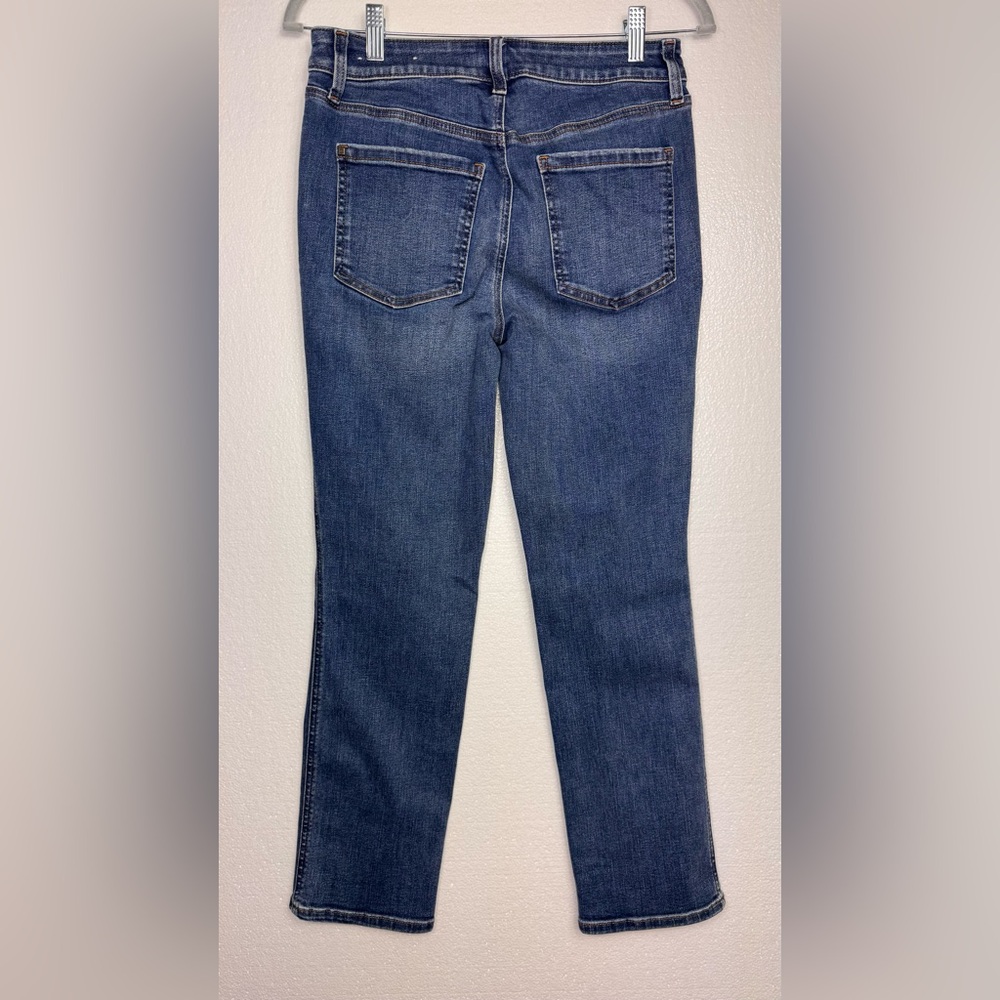 Chicos 2pc jeans bundle size 4 girlfriend slim leg ankle / straight leg ankle - Picture 5 of 13